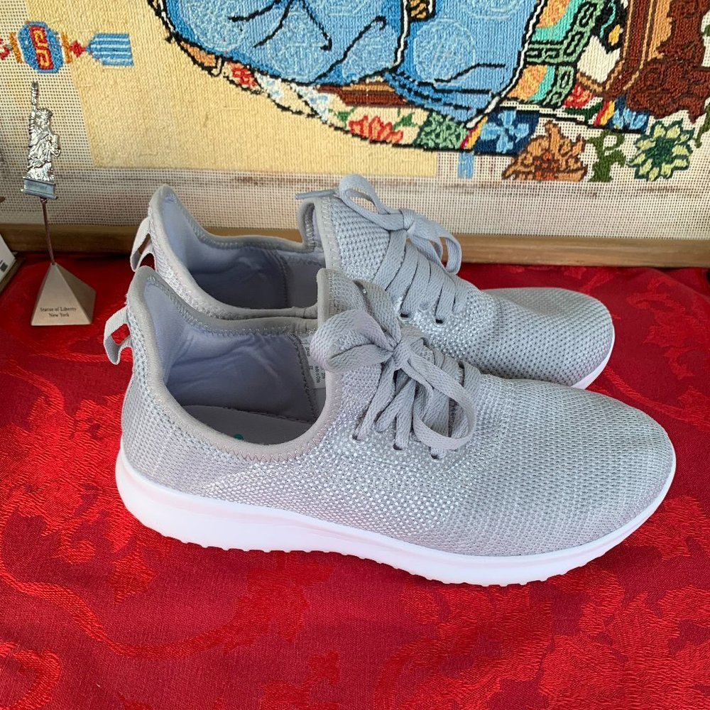 Athletic works women sneaker grey comfort trainers lightweight 8.5